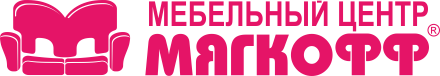 Логотип мебельного центра «Мягкофф»